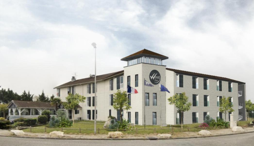 Hotel Wood Inn Bordeaux Aeroport Mérignac Exterior foto